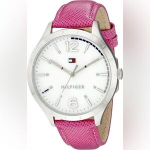 Tommy Hilfiger Women's 1781544 Casual Sport Analog Display Quartz Pink Watch